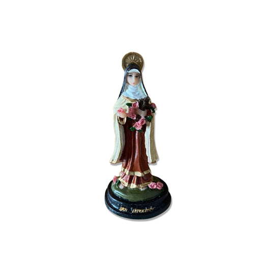 IMAGEM DE RESINA NACIONAL SANTA TERESINHA 11,5CM (1 UNIDADE)