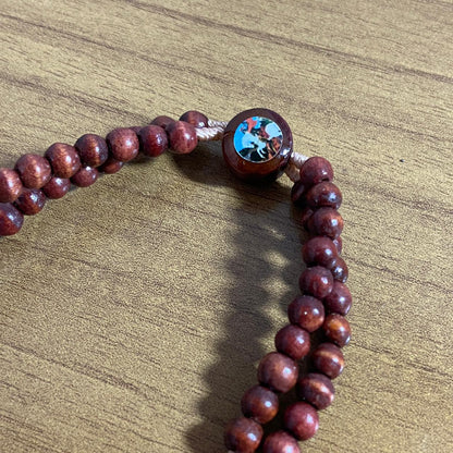 TERÇO PULSEIRA MADEIRA SÃO JORGE (12 UNIDADES)