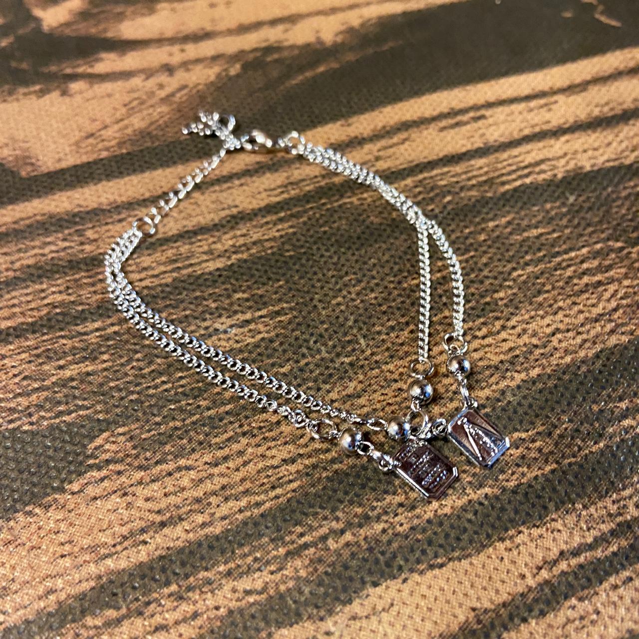 PULSEIRA ESCAPULÁRIO INOX SAGRADO CORAÇÃO DE JESUS E NOSSA SENHORA APARECIDA  (3 UNIDADES)