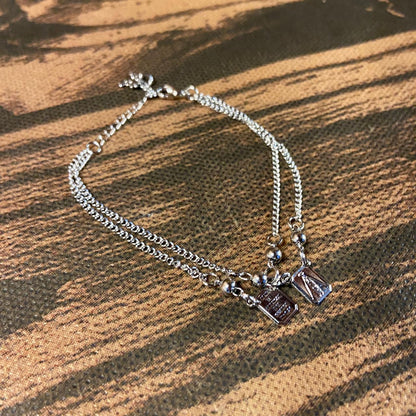 PULSEIRA ESCAPULÁRIO INOX SAGRADO CORAÇÃO DE JESUS E NOSSA SENHORA APARECIDA  (3 UNIDADES)