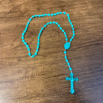 TERÇO ACRÍLICO P VERDE CLARO (12 UNIDADES)