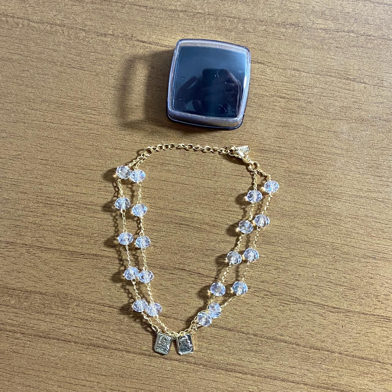 PULSEIRA ESCAPULARIO CRISTAL (3 UNIDADES)