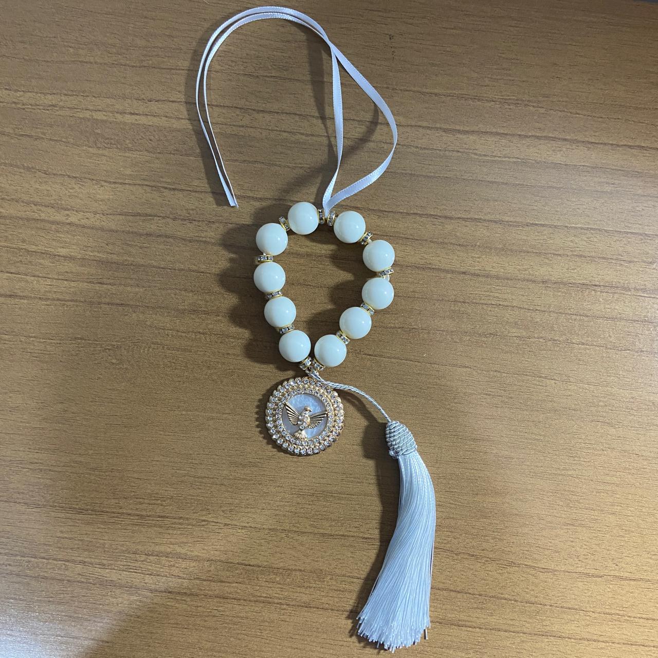 DEZENA PÉROLA BRANCA DIVINO ESPÍRITO SANTO 15MM (1 UNIDADE)