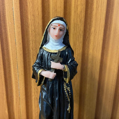 IMAGEM DE RESINA NACIONAL SANTA RITA DE CÁSSIA 15CM (1 UNIDADE)