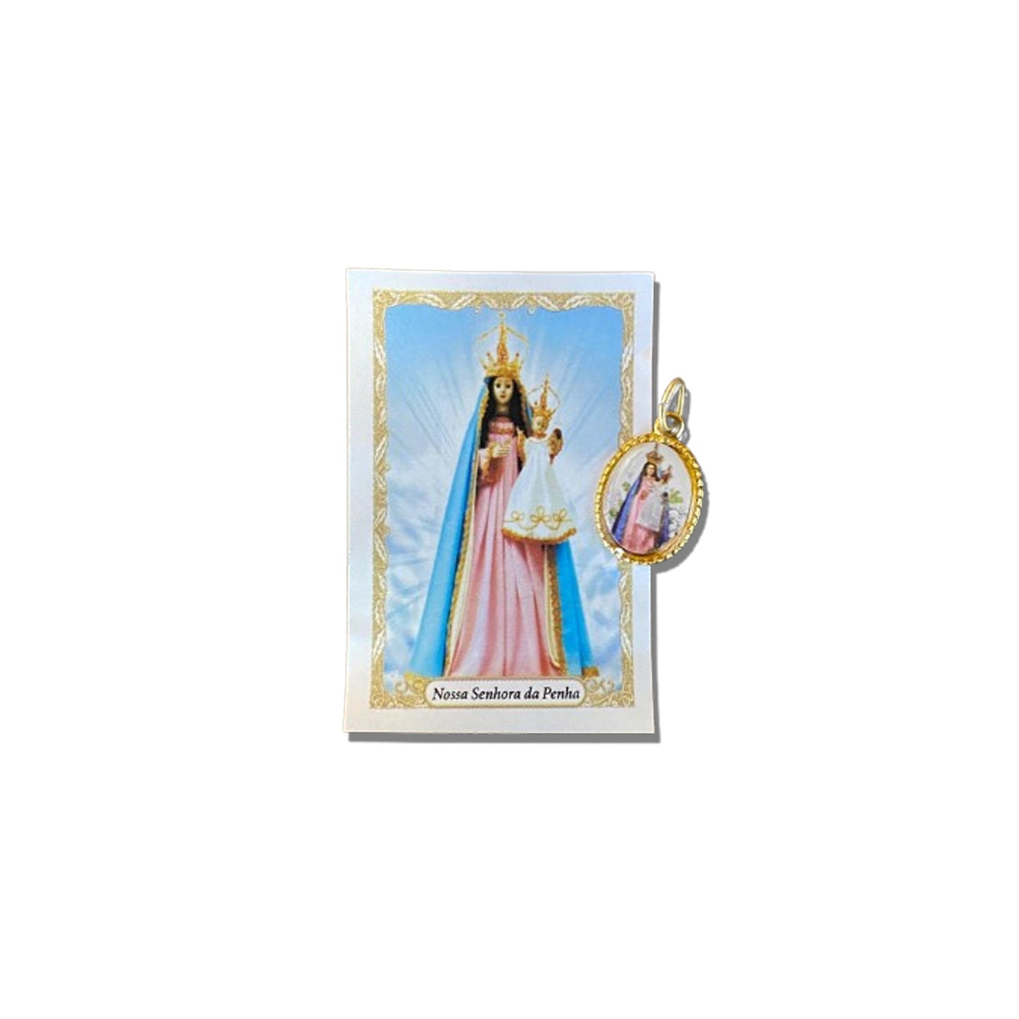 MEDALHA ALUMINIO NOSSA SENHORA DA PENHA (36 UNIDADES)
