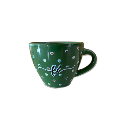 XÍCARA COQUINHO VERDE MOD1 FÉ (1 UNIDADE)