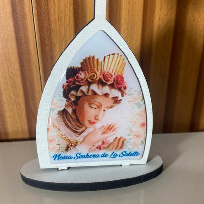 CAPELA MDF DESMONTÁVEL NOSSA SENHORA DE SALETTE 11CM (1 UNIDADE)