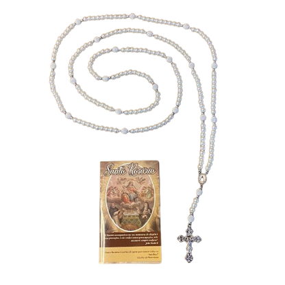 ROSÁRIO PÉROLA NOSSA SENHORA APARECIDA 8MM (1 UNIDADE)