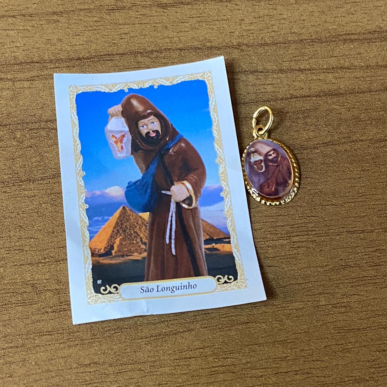 MEDALHA ALUMINIO SÃO LONGUINHO (36 UNIDADES)