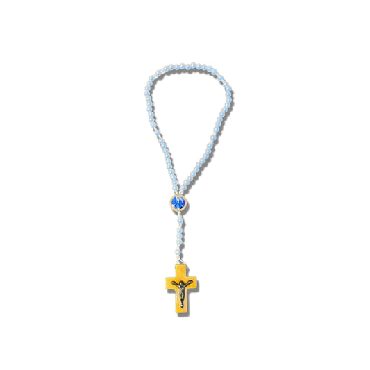 TERÇO PÉROLA MIRIM NOSSA SENHORA DAS GRAÇAS 06MM (12 UNIDADES)
