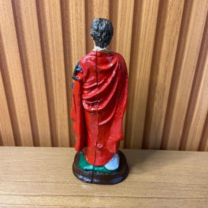 IMAGEM DE RESINA NACIONAL SANTO EXPEDITO 15CM (1 UNIDADE)