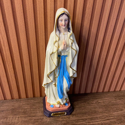 IMAGEM DE RESINA IMPORTADA NOSSA SENHORA DE LOURDES 31CM (1 UNIDADE)