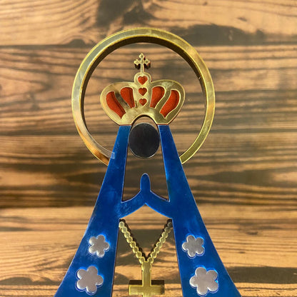 IMAGEM DE MESA MDF COM ACRÍLICO NOSSA SENHORA APARECIDA 16CM  (1 UNIDADE)