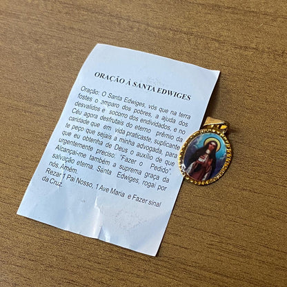 MEDALHA ALUMINIO SANTA EDWIGES (36 UNIDADES)