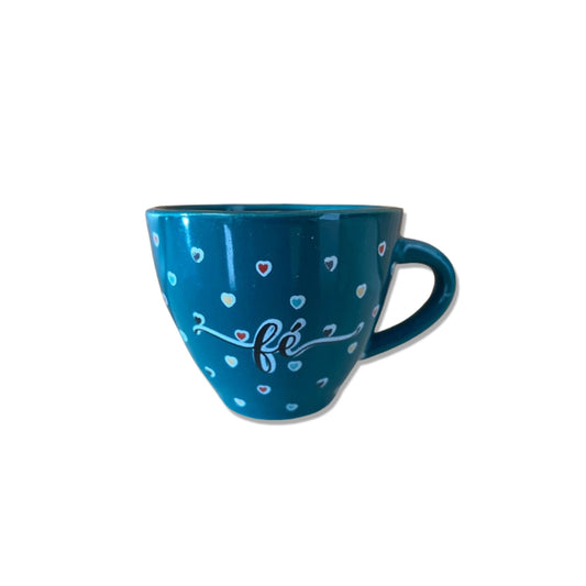 XÍCARA COQUINHO VERDE MOD2 FÉ (1 UNIDADE)