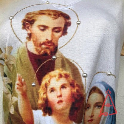 CAMISETA RELIGIOSA SAGRADA FAMÍLIA TAMANHO:GG (1 UNIDADE)