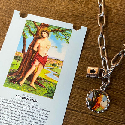 PULSEIRA CADEADO SÃO SEBASTIÃO (3 UNIDADES)