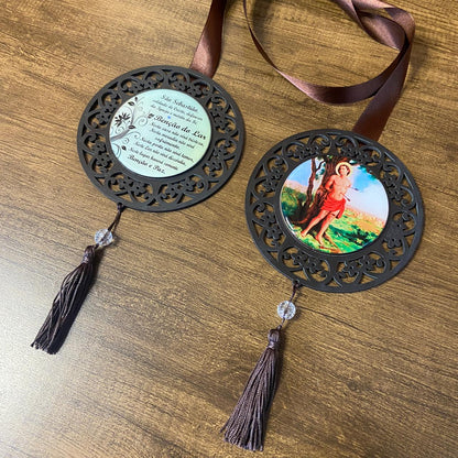 ESCAPULÁRIO DE PORTA TABACO SÃO SEBASTIÃO (1 UNIDADE)