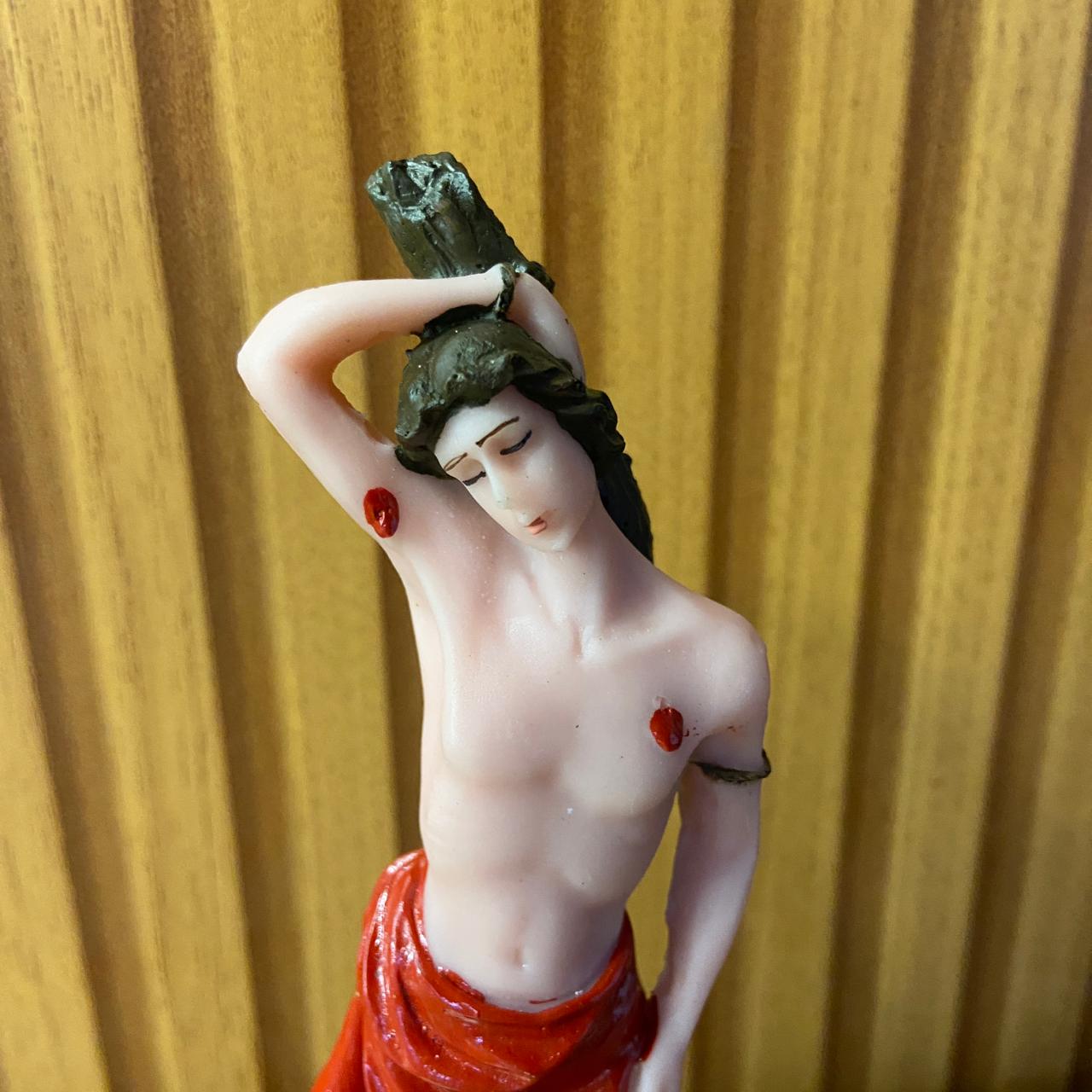 IMAGEM DE RESINA NACIONAL SÃO SEBASTIÃO 15CM (1 UNIDADE)