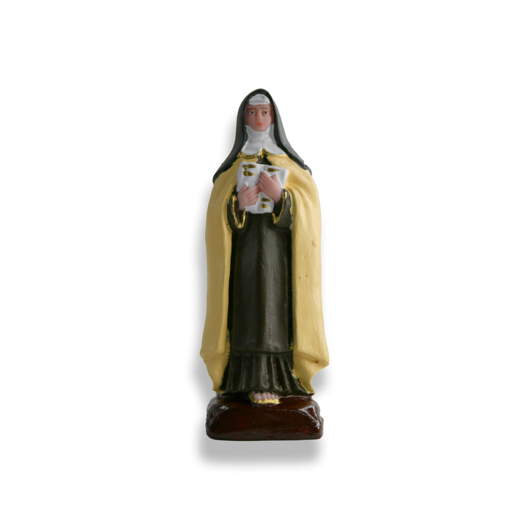 IMAGEM DE RESINA NACIONAL SANTA TERESA D´AVILA 15CM (1 UNIDADE)