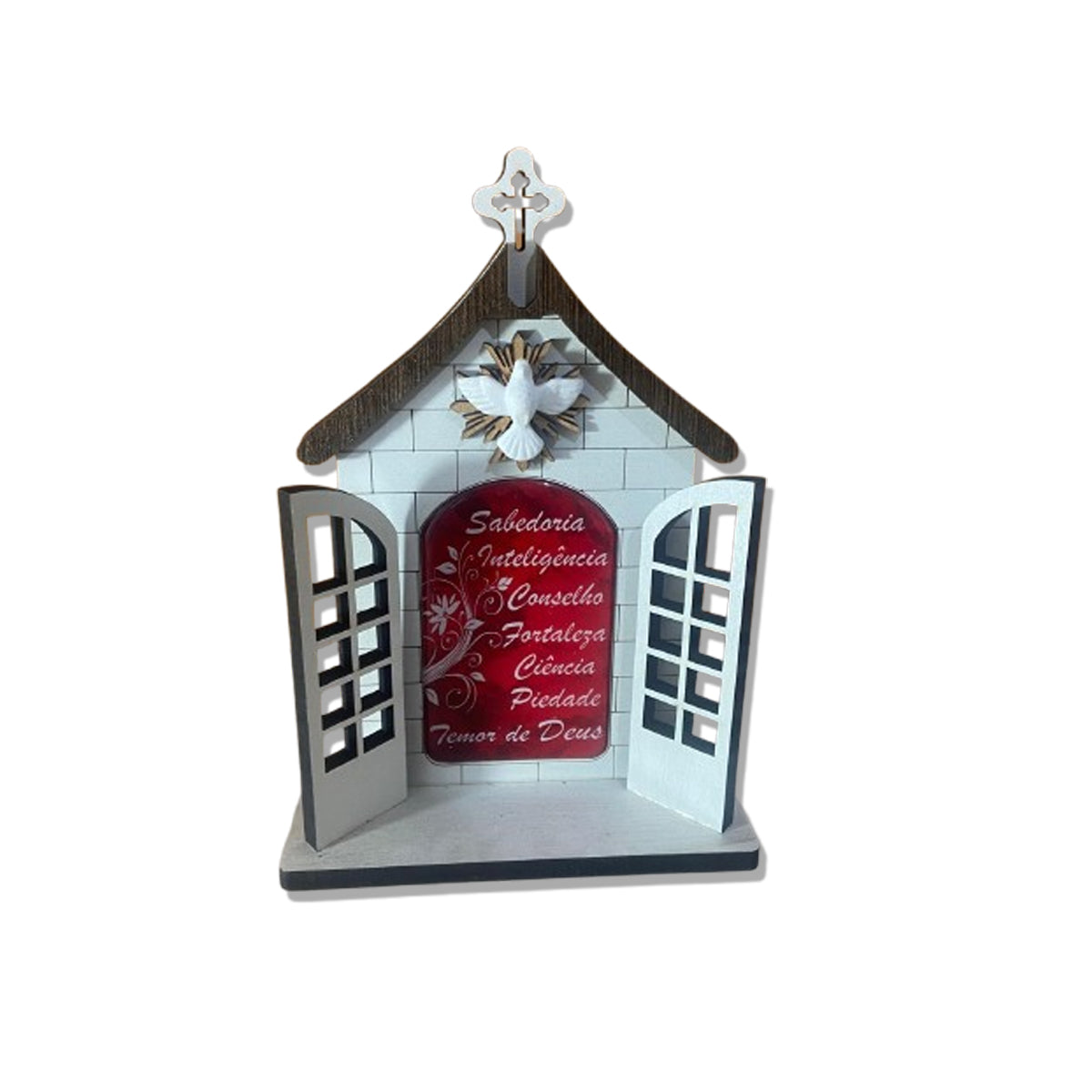 CAPELA PORTA DIVINO ESPÍRITO SANTO 16CM (1 UNIDADE)