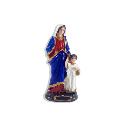 IMAGEM DE RESINA NACIONAL MARIA PASSA A FRENTE 13CM MOD1 (1 UNIDADE)