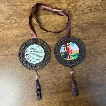 ESCAPULÁRIO DE PORTA TABACO SÃO SEBASTIÃO (1 UNIDADE)