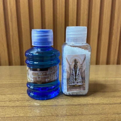 KIT AGUA SAL E ÓLEO NOSSA SENHORA DE NAZARÉ  (1 UNIDADE)