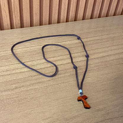 CORDÃO DO TAU MADEIRA  ( 6 UNIDADES)