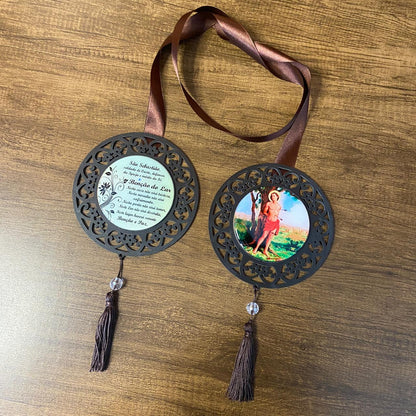 ESCAPULÁRIO DE PORTA TABACO SÃO SEBASTIÃO (1 UNIDADE)