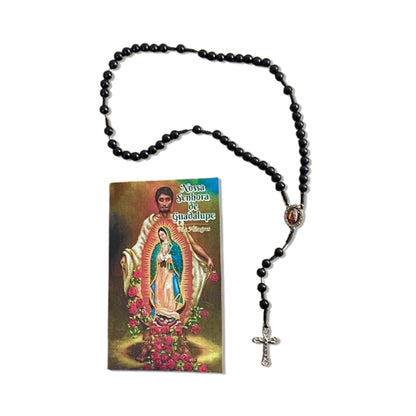 TERÇO PÉROLA NOSSA SENHORA DE GUADALUPE 8MM (1 UNIDADE)