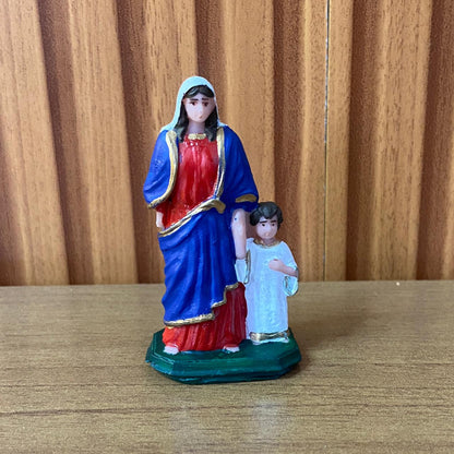 IMAGEM DE RESINA NACIONAL MARIA PASSA A FRENTE 07CM (6 UNIDADES)