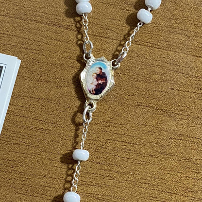TERÇO MIÇANGA SANTO ANTÔNIO 4MM (1UNIDADE)