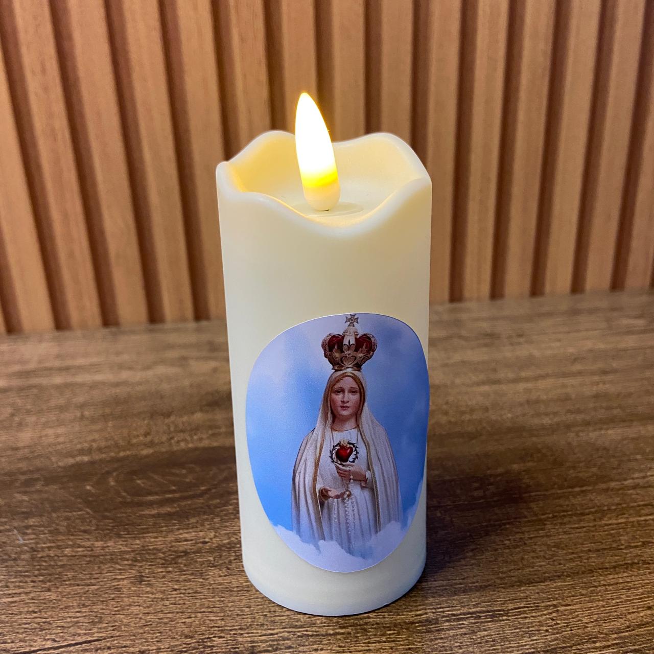 VELA ELETRÔNICA NOSSA SENHORA DE FÁTIMA (1 UNIDADE)
