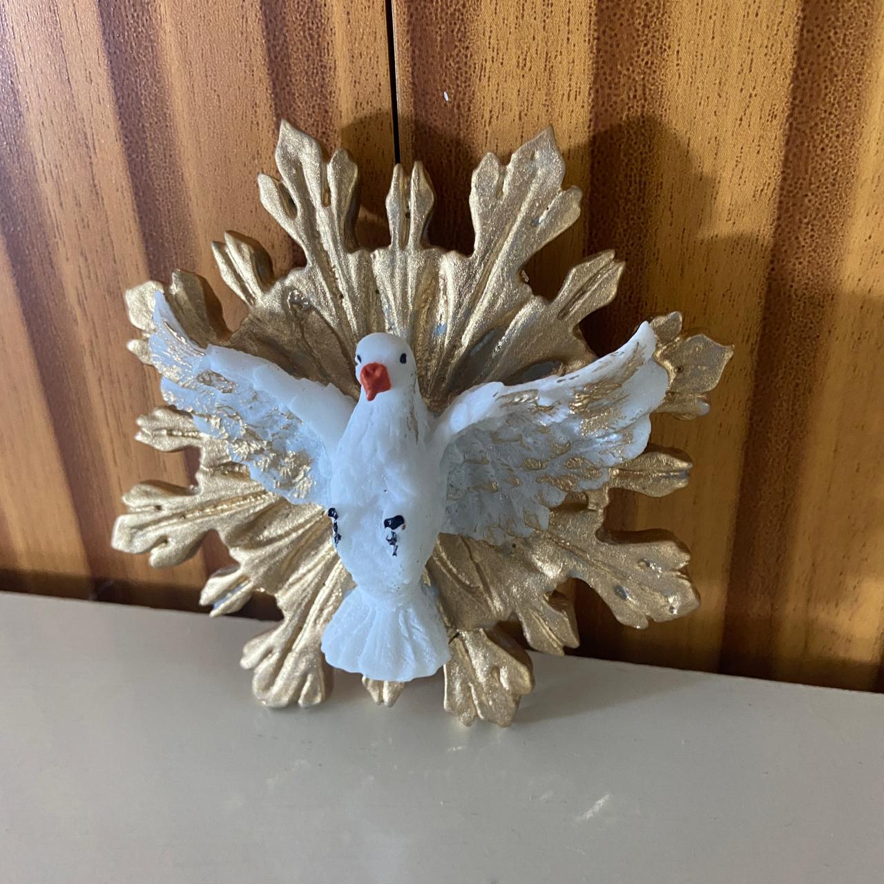 IMAGEM DE RESINA NACIONAL DIVINO ESPIRITO SANTO 09CM (1 UNIDADE)