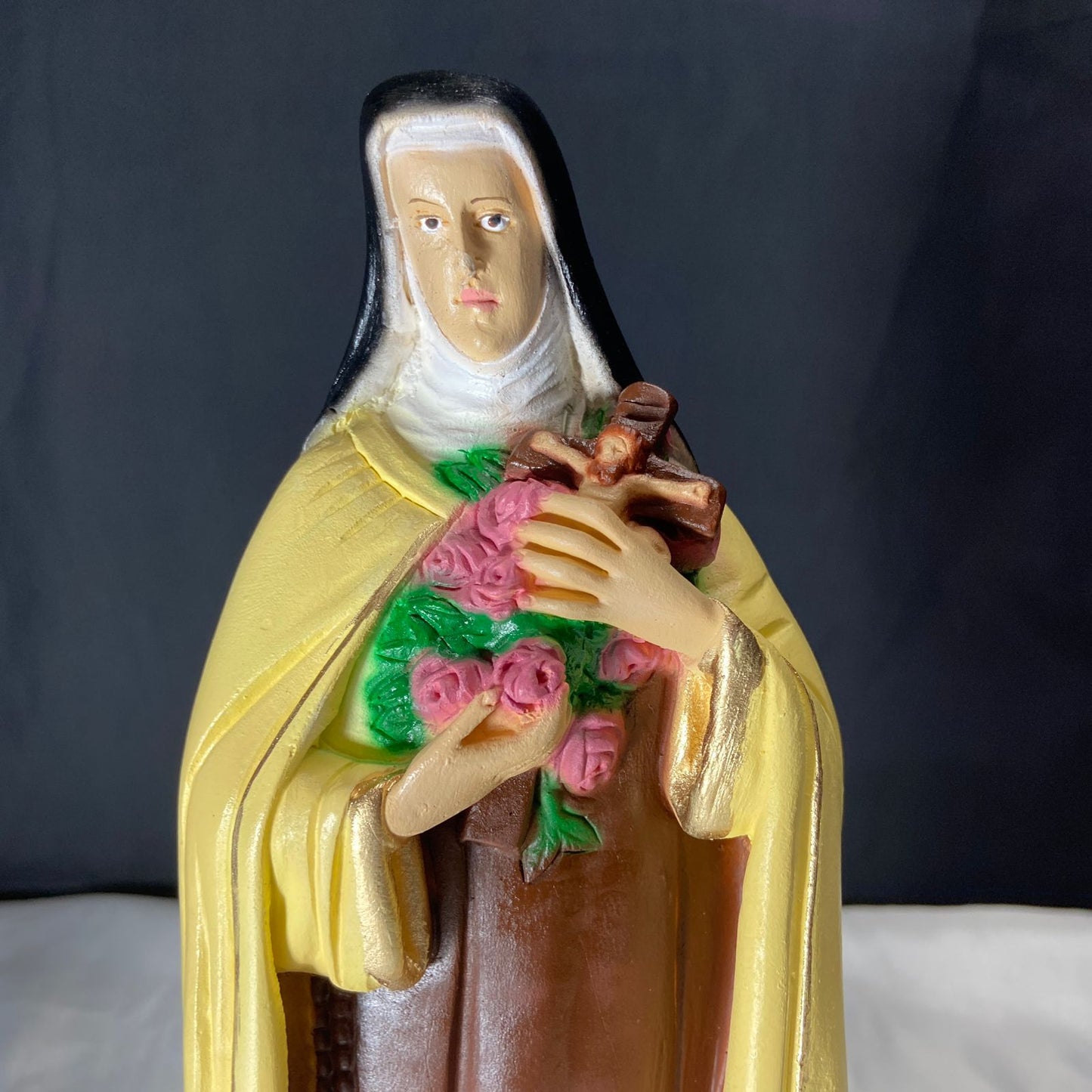 IMAGEM DE GESSO SANTA TERESINHA 29CM (1 UNIDADE)