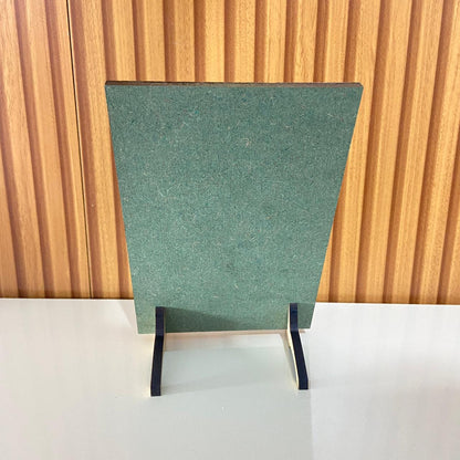 PLAQUINHA DE MESA MDF RESINADO NOSSA SENHORA DE GUADALUPE 19CM x 13CM MOD2  (1 UNIDADE)