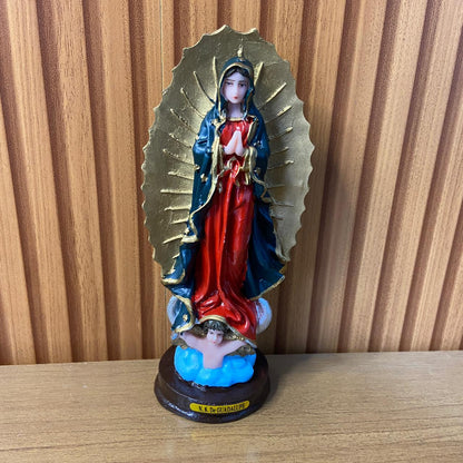 IMAGEM DE RESINA NACIONAL NOSSA SENHORA DE GUADALUPE 21CM (1 UNIDADE)