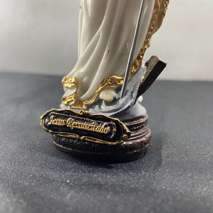 IMAGEM DE RESINA NACIONAL JESUS RESSUSCITADO 14CM (1 UNIDADES)