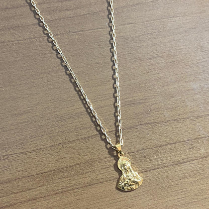 CORRENTE DOURADA IMACULADO CORAÇÃO DE MARIA ( 1 UNIDADE)