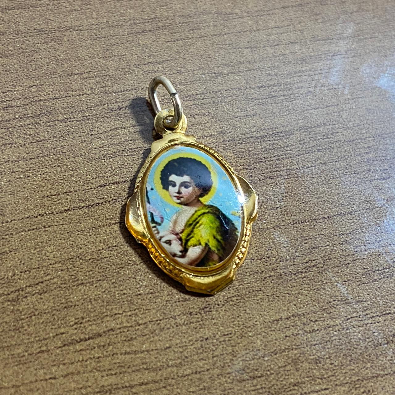 MEDALHA ALUMINIO SÃO JOÃO BATISTA MENINO  (36 UNIDADES)