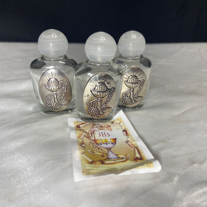 PORTA AGUA BENTA DE VIDRO EUCARISTIA MOD2 (3 UNIDADES)