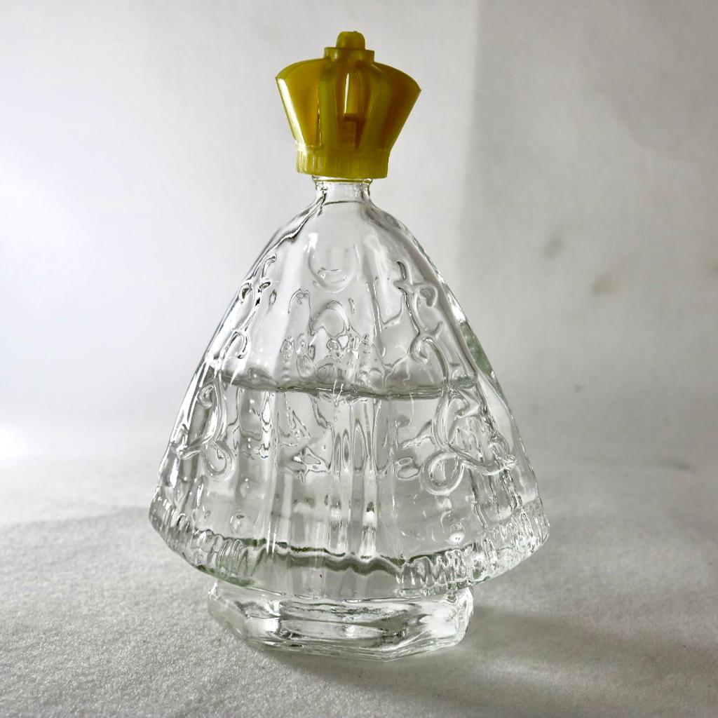 PORTA AGUA BENTA DE VIDRO NOSSA SENHORA APARECIDA CORPO 80ML (1 UNIDADE)