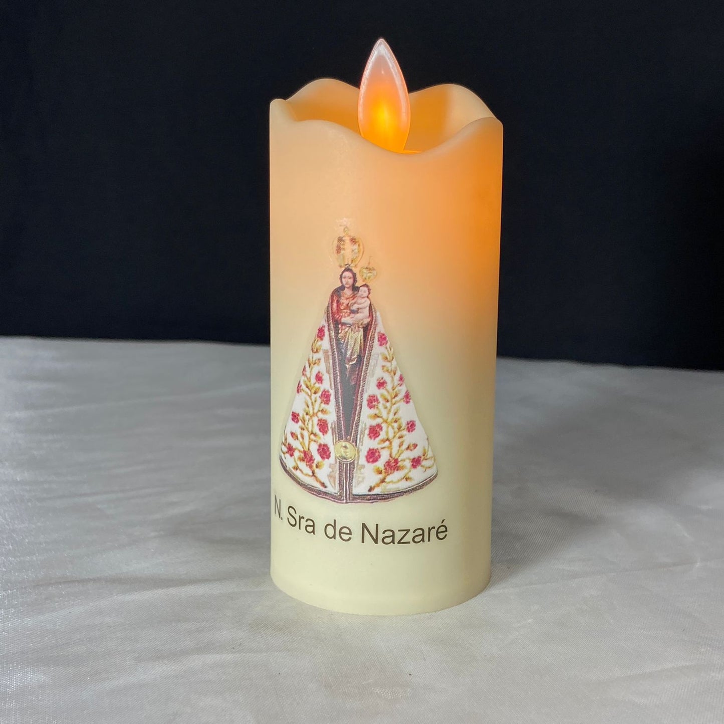 VELA ELETRÔNICA NOSSA SENHORA DE NAZARÉ 11CM (1 UNIDADE)