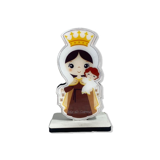 IMAGEM MDF INFANTIL NOSSA SENHORA DO CARMO 13CM (1 UNIDADE)