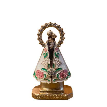 IMAGEM DE NOSSA SENHORA DE NAZARÉ PARA CARRO COM STRASS  (12 UNIDADES)