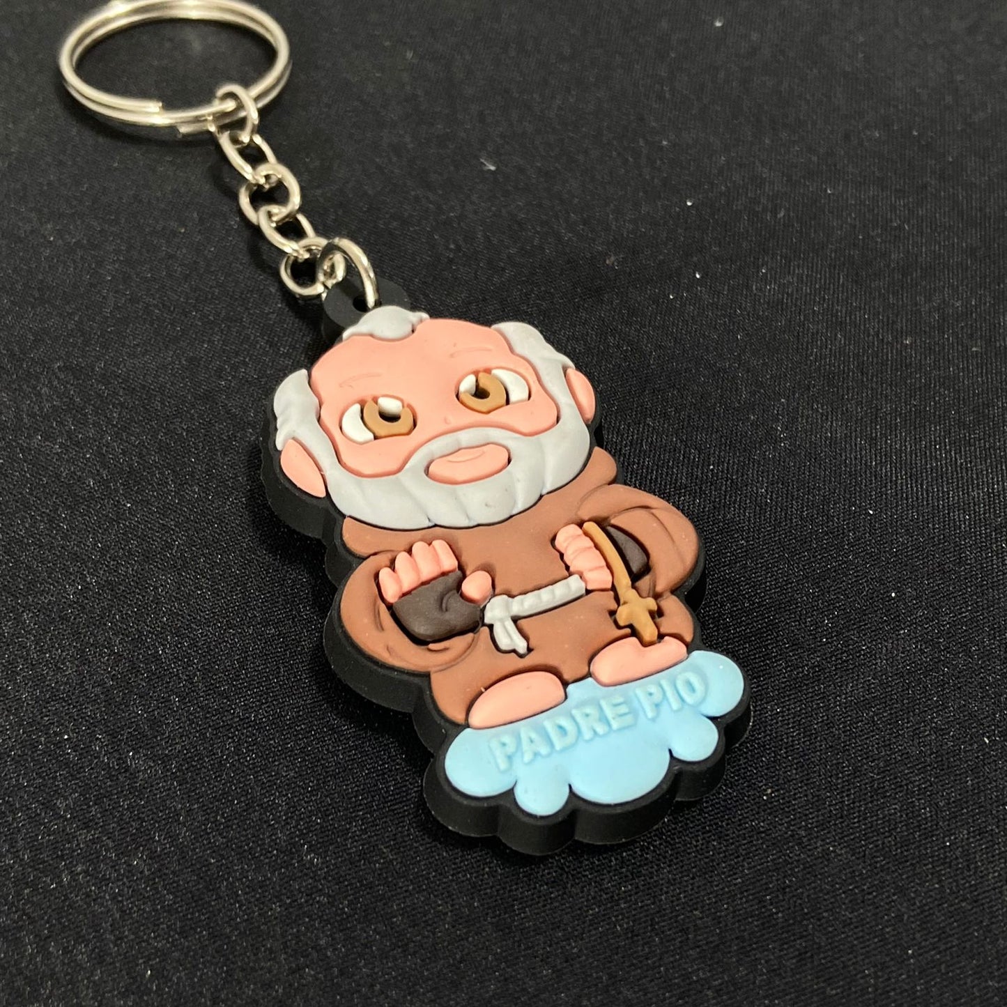 CHAVEIRO EMBORRACHADO SANTO PADRE PIO (12 UNIDADES)
