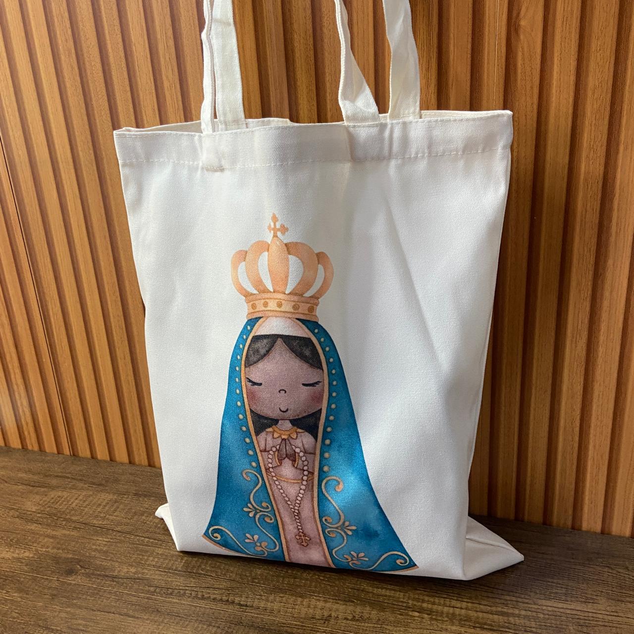 SACOLA DE COMPRAS NOSSA SENHORA APARECIDA 40x33CM  (1 UNIDADE)