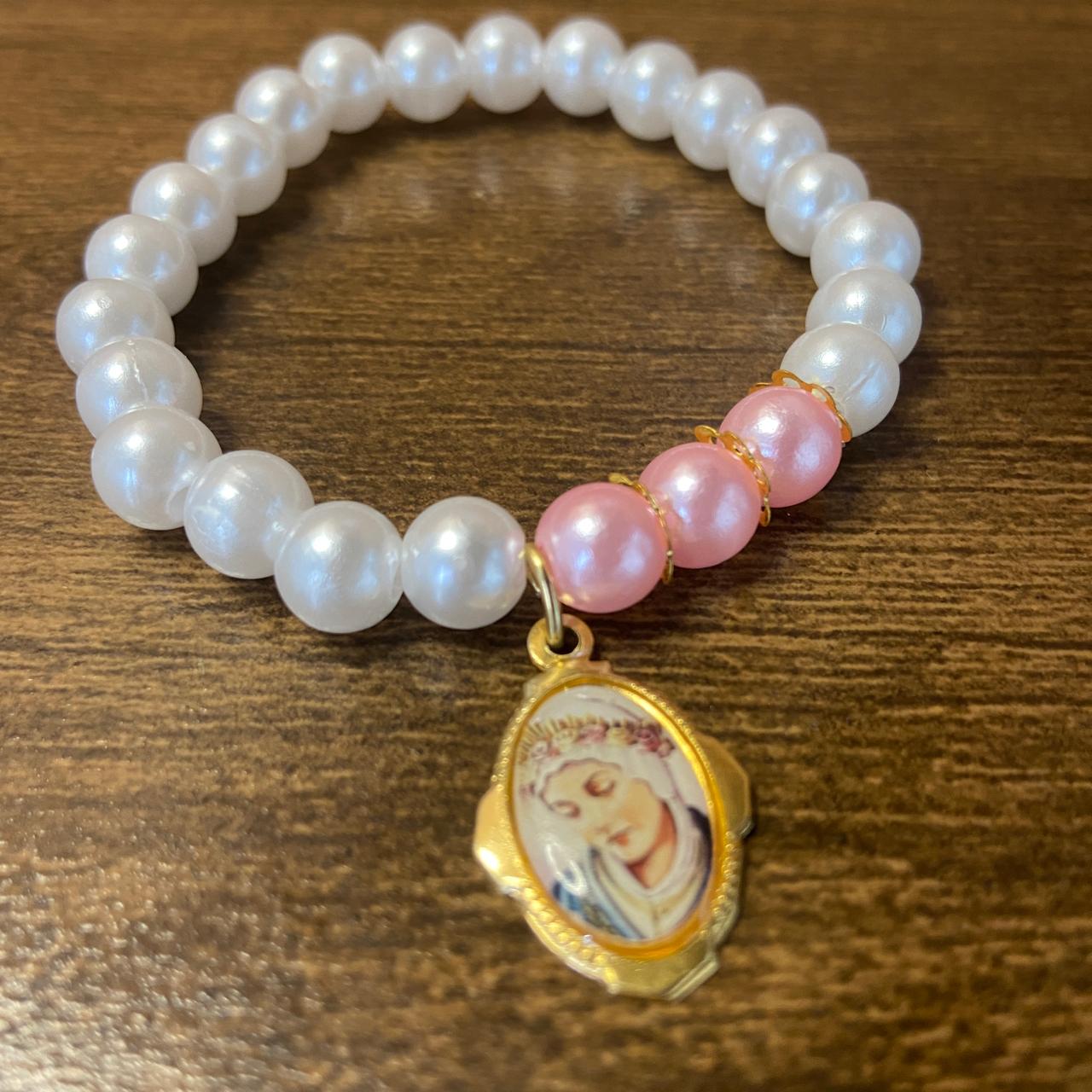PULSEIRA PÉROLA NOSSA SENHORA DE SALETTE  (01 UNIDADE)