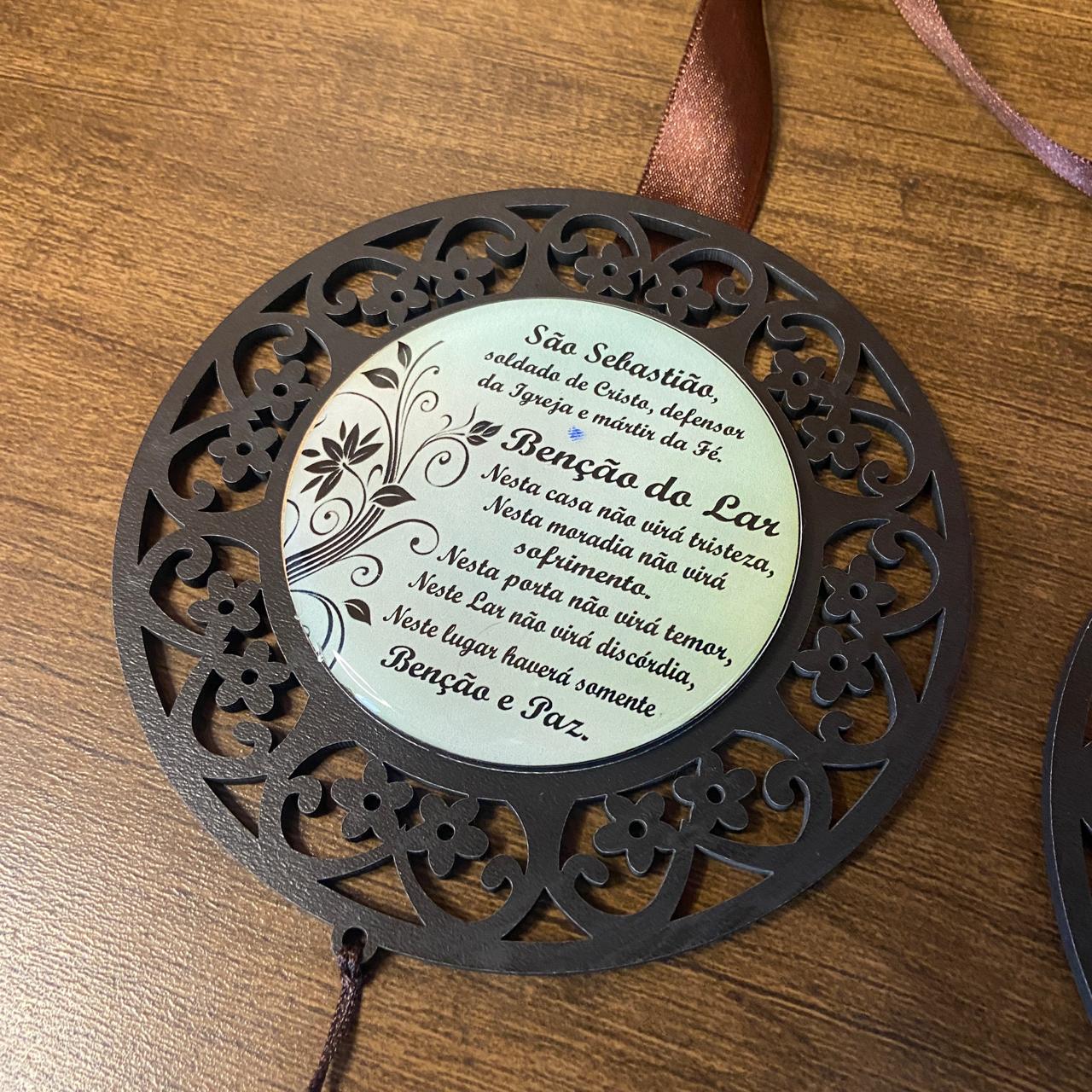 ESCAPULÁRIO DE PORTA TABACO SÃO SEBASTIÃO (1 UNIDADE)